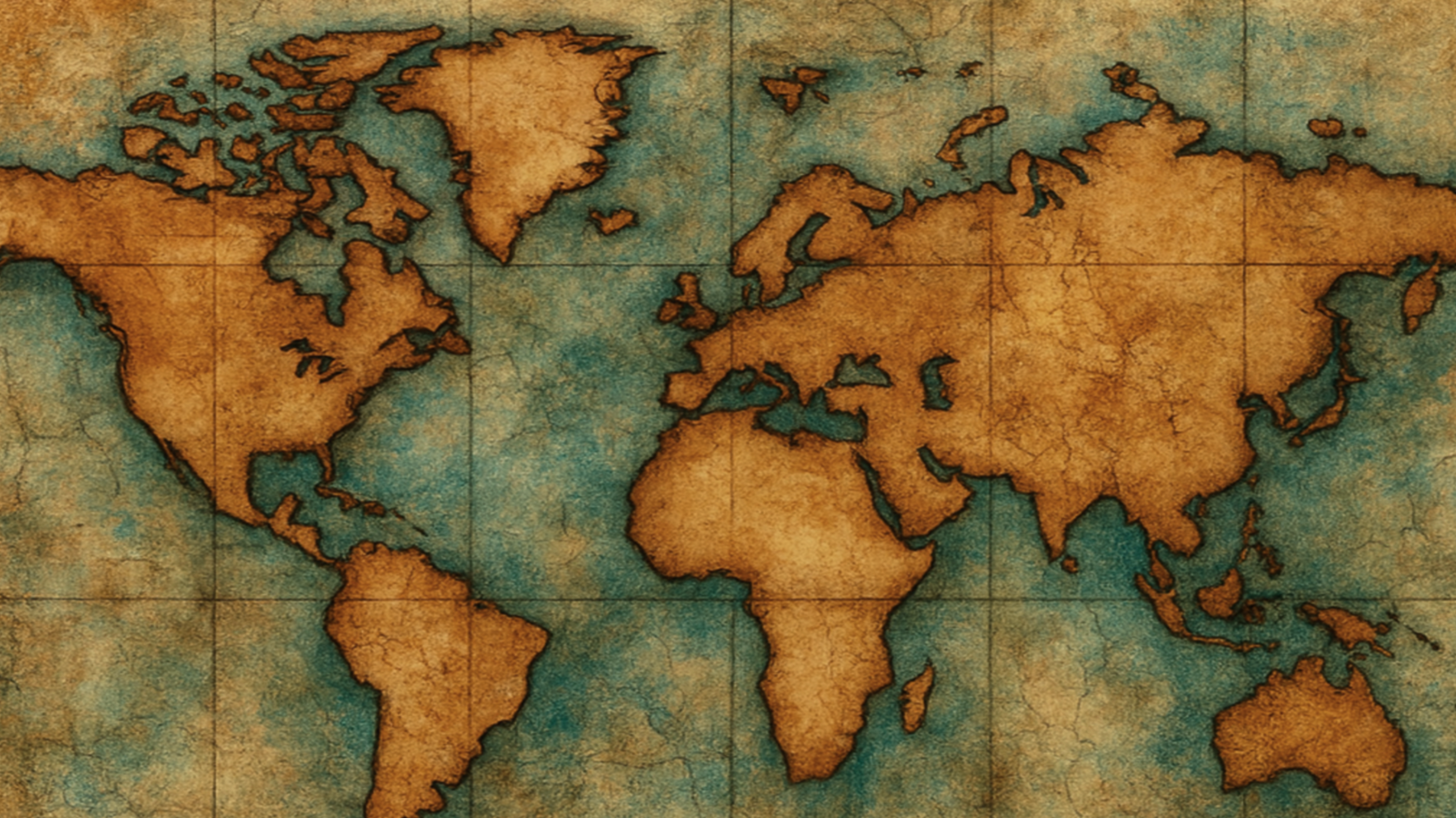 mapa regionów polarnych z zaznaczoną Grenlandią i Svalbardem, zniekształcenia projekcji